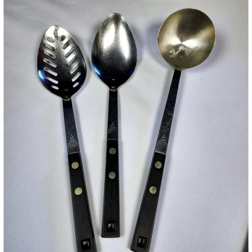 Vintage Household Brand Stainless Steel Kitchen Utensil Set 6pc USA MCM